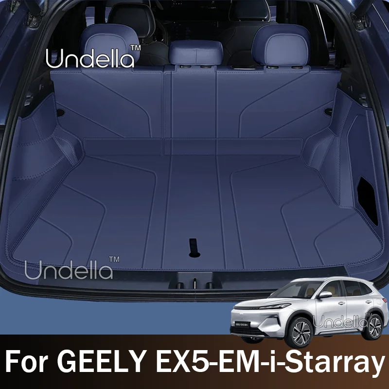 Für Geely EX5‑EM‑i Starray EM‑i 2026 2027 Kofferraummatte Kofferraumeinlage Leder Wasserdichter Schmutzschutz Laderaummatte Zubehör