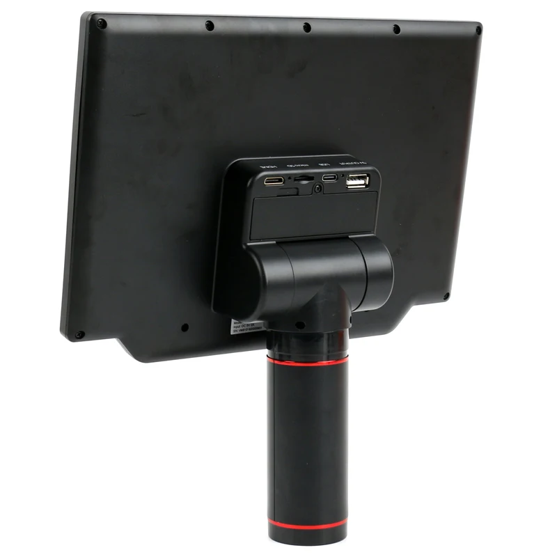 1600X/2000X Zoom Industry PCB Solder Video Camera 8/10.1inch LCD Displayer 4K Digital Microscope For Electronics Inspection