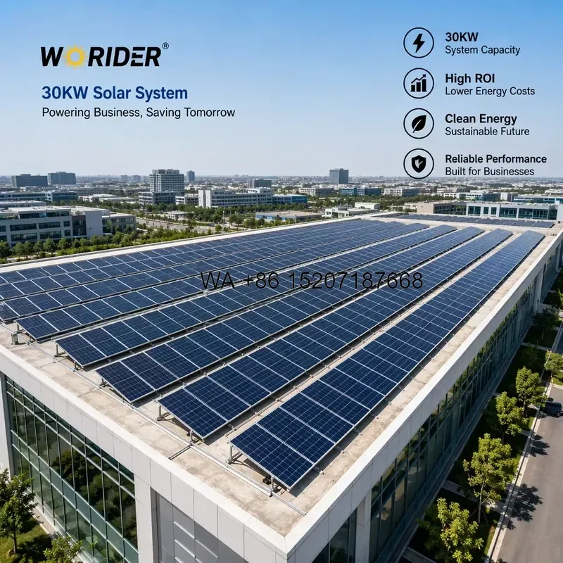Wmwmnu 6kW Hybrid Solar Kit Energy Storage System with Lithium Battery and MPPT Controller for Power