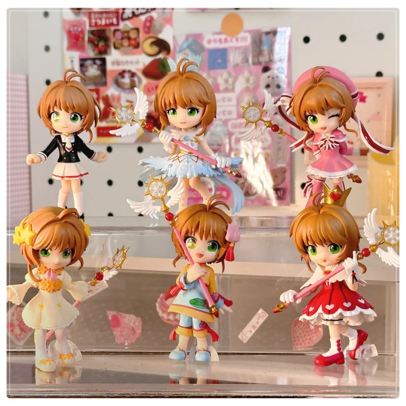 

В наличии: Toptoy Palverse Cardcaptor Sakura, прозрачная ПВХ-фигурка, аниме-аксессуар, милое украшение для рабочего стола, модная игрушка, подарок
