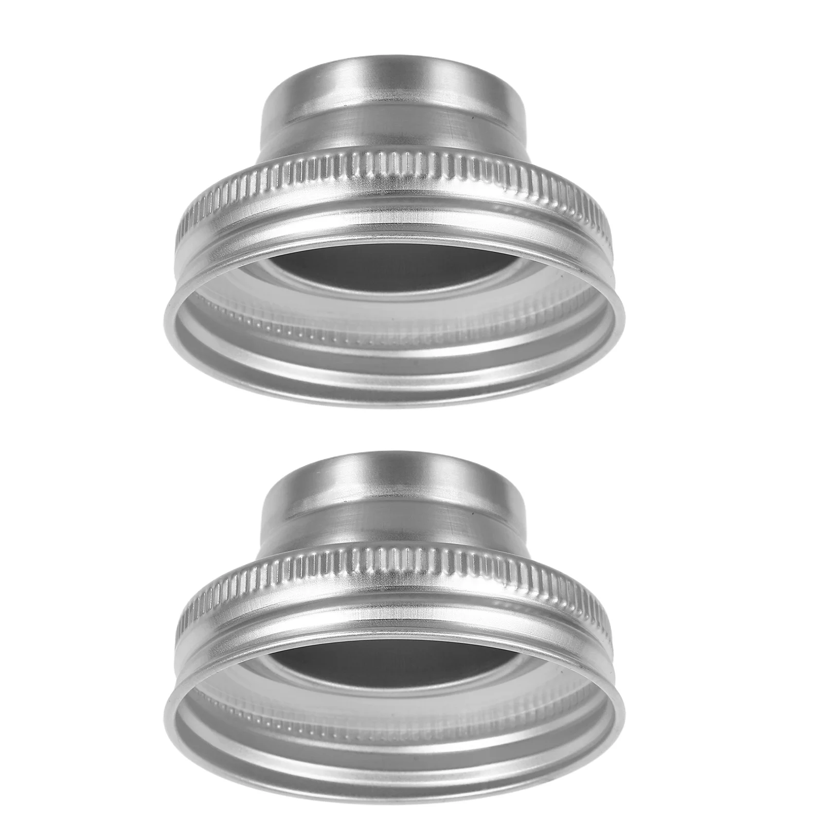 

2Pcs Mason Jar Shaker Lids Stainless Steel Covers Spice Shaker Cocktail Shaking Lid Salt Pepper Dispenser