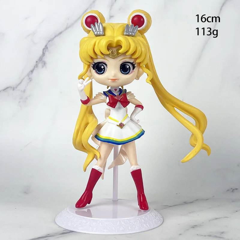 Sailor Moon Anime Character Roles Tsukino Usagi Chibiusa Action Figures Collection Model Toys Car Decoration Ornament Gifts