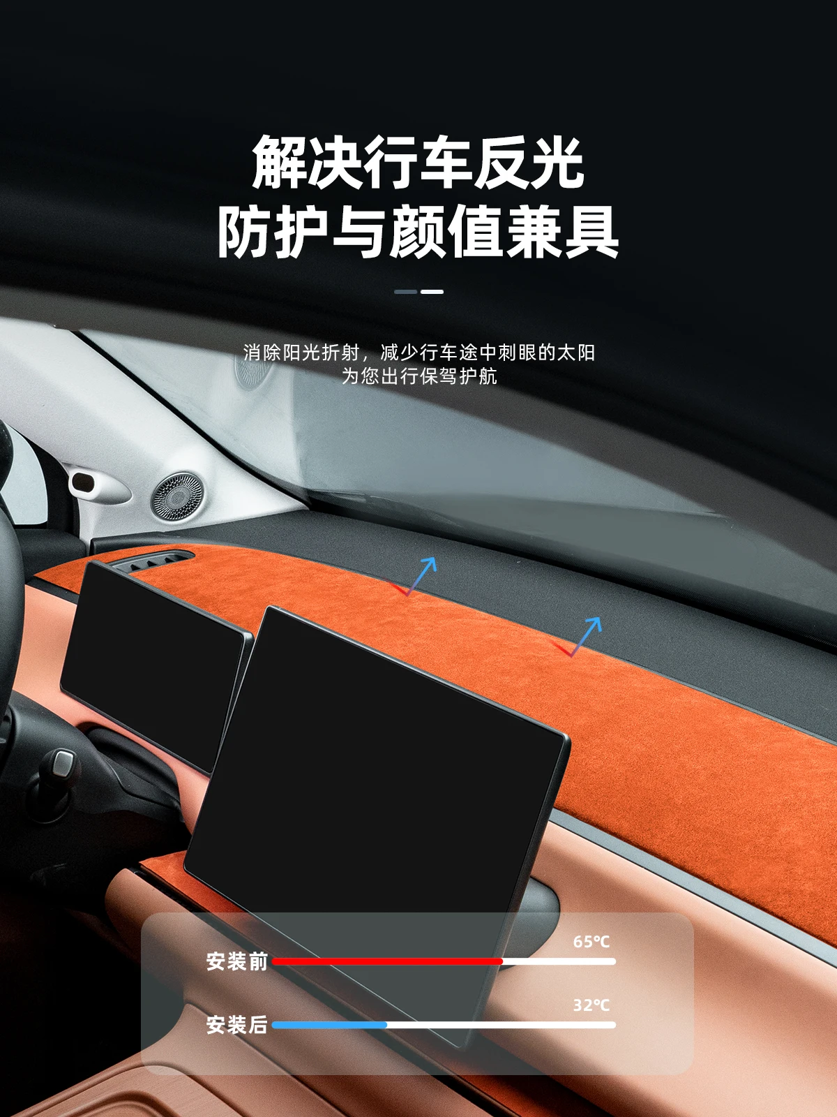 ل Leapmotor C10 C16 الكانتارا التحكم المركزي لوحة القيادة ملصق مزخرفة #4