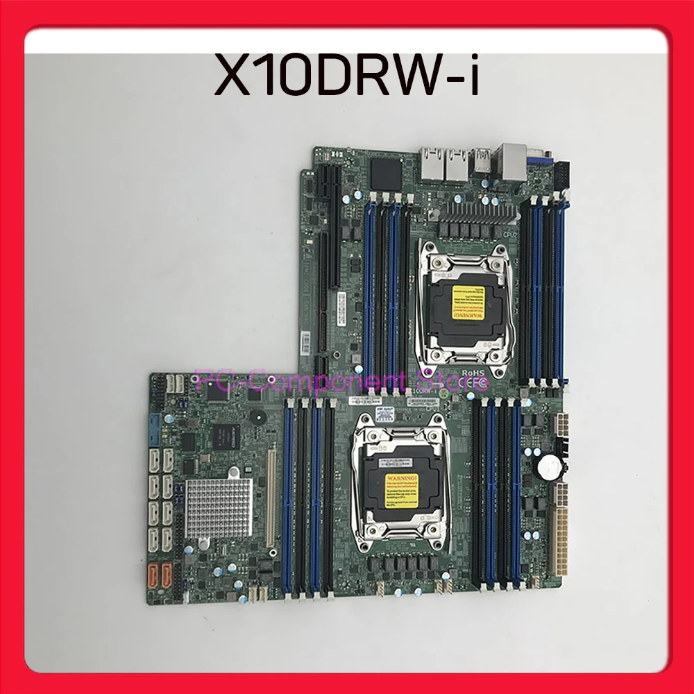 

X10DRW-i Server Motherboard For Supermicro Dual Server C612 2011 E5-2600 16 DIMMs 2400MHz DDR4 WIO