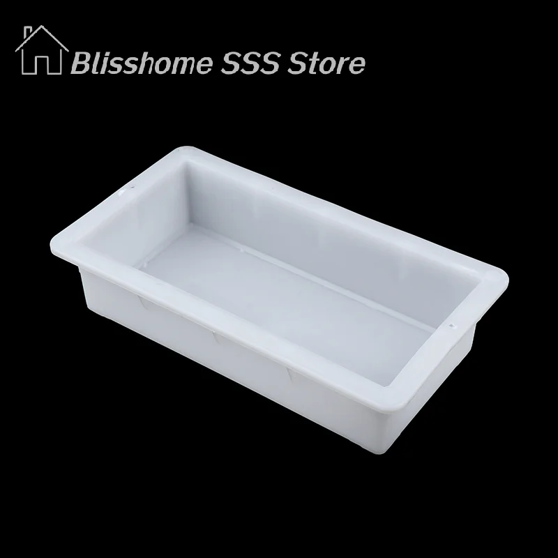 【S】DIY Paving Brick Mould Rectangle Shaped Walk Maker Reusable Concrete Path Maker Mold For Lawn Patio Yard Garden - High