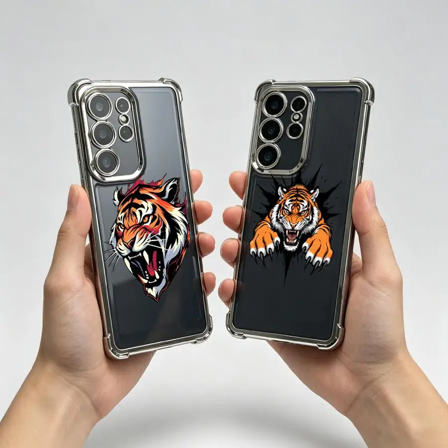 Phone Cover Case for Samsung Galaxy A12 A37 A16 A06 A15 A05 A54 A34 A23 A51 A73 A13 A24 A52 A53 A57 A33 A50 Tiger Claw Head