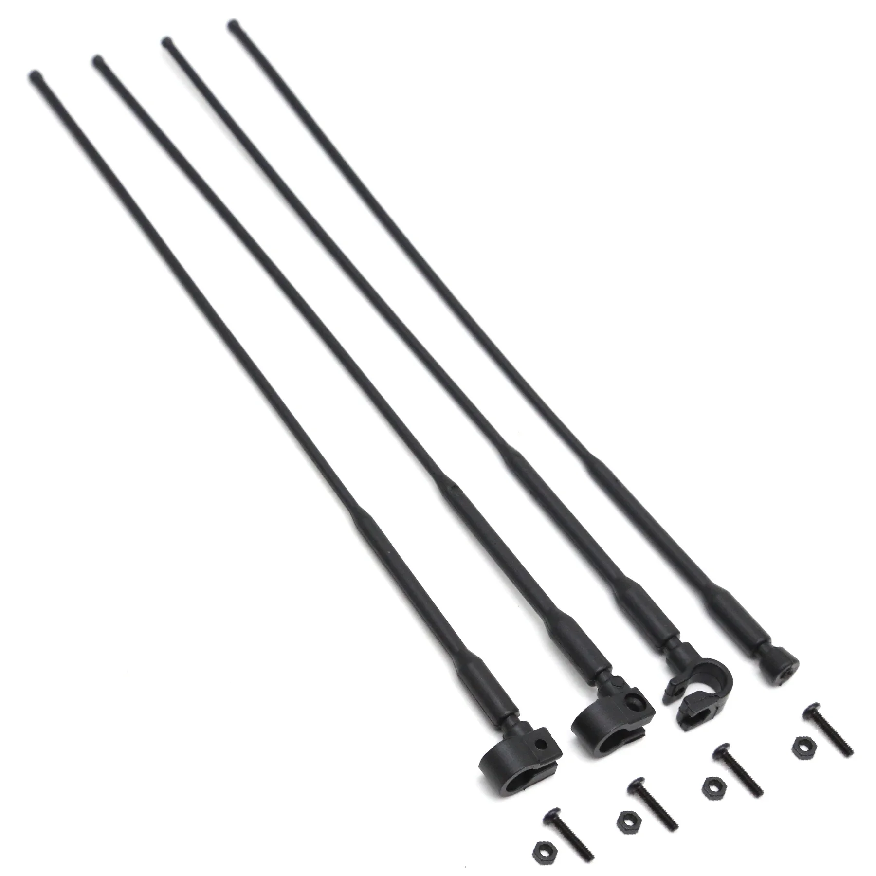 Nylon antena simulação para carro, linha de sinal decorativo, 1/10 rc, axial scx10traxxas trx4 d90 cc01, peças de atualização