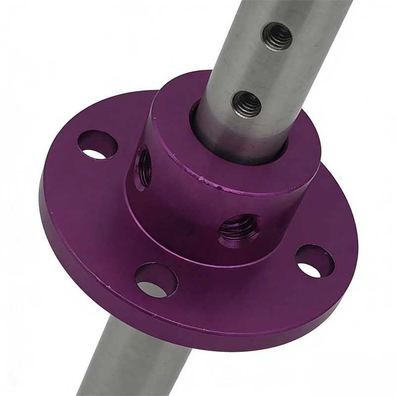 1Pcs 3mm-8mm Rigid Flange Mount Guide Shaft Support Fixed Seat Linear Shaft Support Bracket Aluminum Alloy Flange Coupling