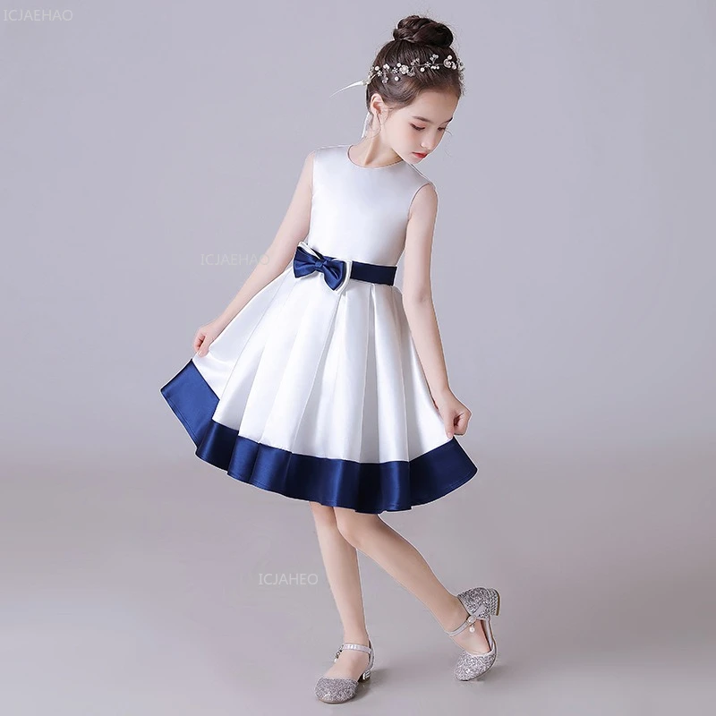 Piano Performance Dress Kids Girls Children New Princess Party Gown Choir Recital Birthday Celebration Pageant Formal Dresses