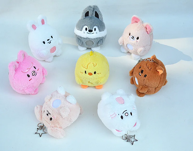 

*SKZOO Plush Keychain STAY Stray Children's Doll Han Zhicheng Magic School Bean Eye Cloak Cloak Doll Children's Birthday Toy