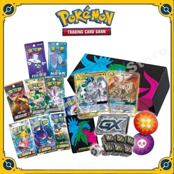 Oryginalna oryginalna karta Pokemon PTCG trzy bogowie pudełko upominkowe uproszczony chiński talia Arceus, Dialga i tabliczki pudełko upominkowe prezent dla dziecka