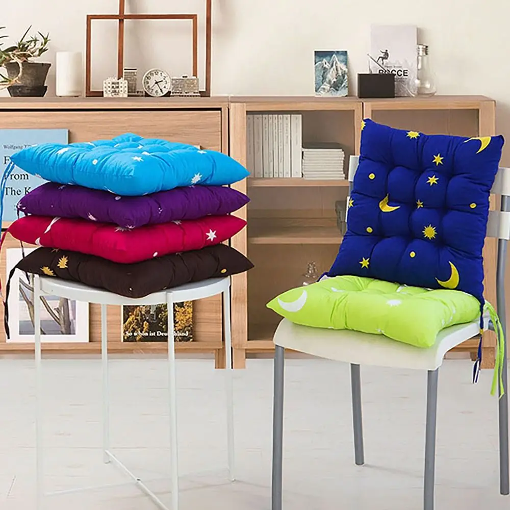 Comfortable 40*40 CM Dining Chair Seat Cushion Non-slip Thicken Cushion Printed Ground Mat Student Office Canteen