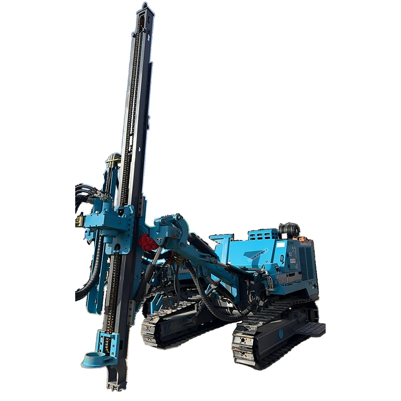 High Accuracy PV Piling Machine, Crawler Hydraulic Solar Pile Driver for Solar Panel Foundation, GPS Positioning