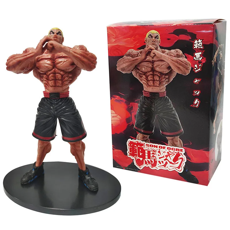 

22cm Jack Hanma Model Anime Hammer Action Figure PVC Collection Figuras Doll Toys Desktop Decoration Figurine Gift for Children