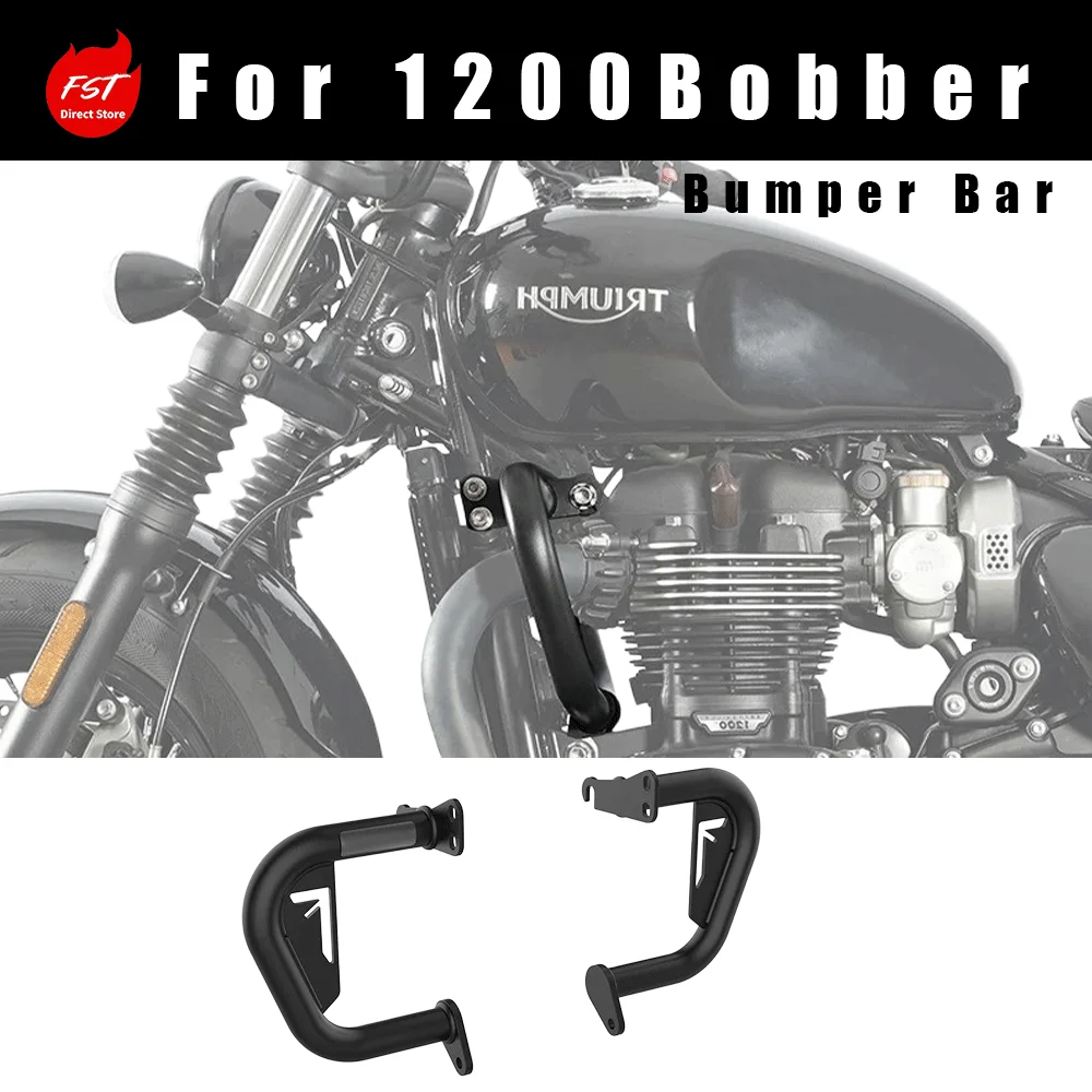 

Racing Crash Bar Bumper Aftermarket Parts for 1200 Bobber Motorcycle