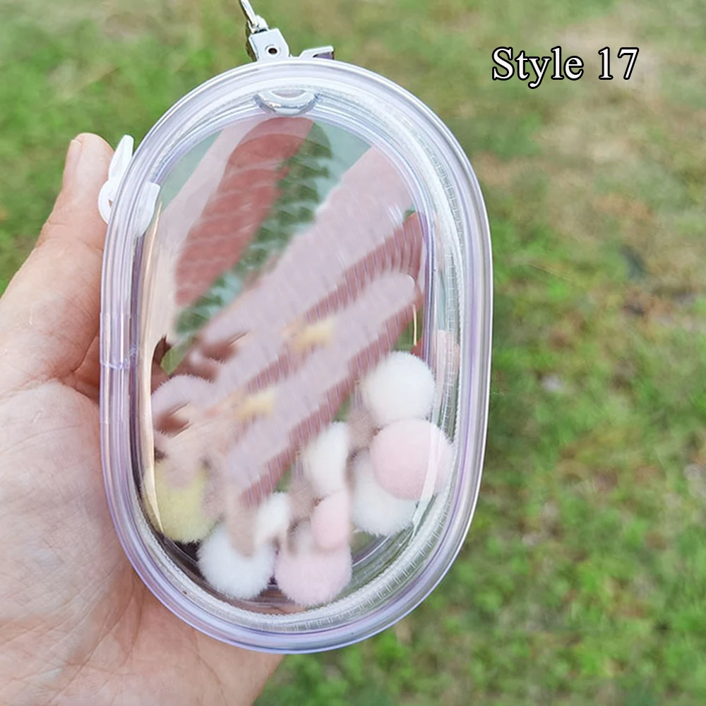 Thicken Transparent PVC Mystery Storage Box Pouch Case Keychain Bag Protect Mystery Organizer For Jasmine Bubble Matt Doll Toy