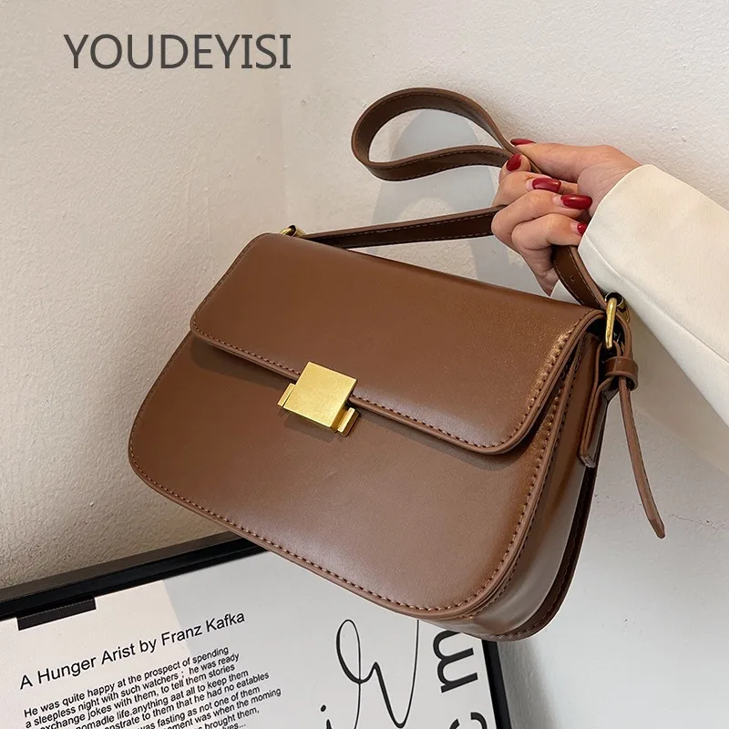 YOUDEYISI Small Square Bag: Women\'s Bag with High-end Texture, Popular One-shoulder Messenger Underarm Bag