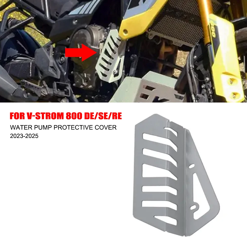 

For V-Strom 800 DE Accessories Aluminum Water Pump Guard Compatible For Suzuki V-Strom 800 DE / SE / RE 2023-2025 Motorcycle