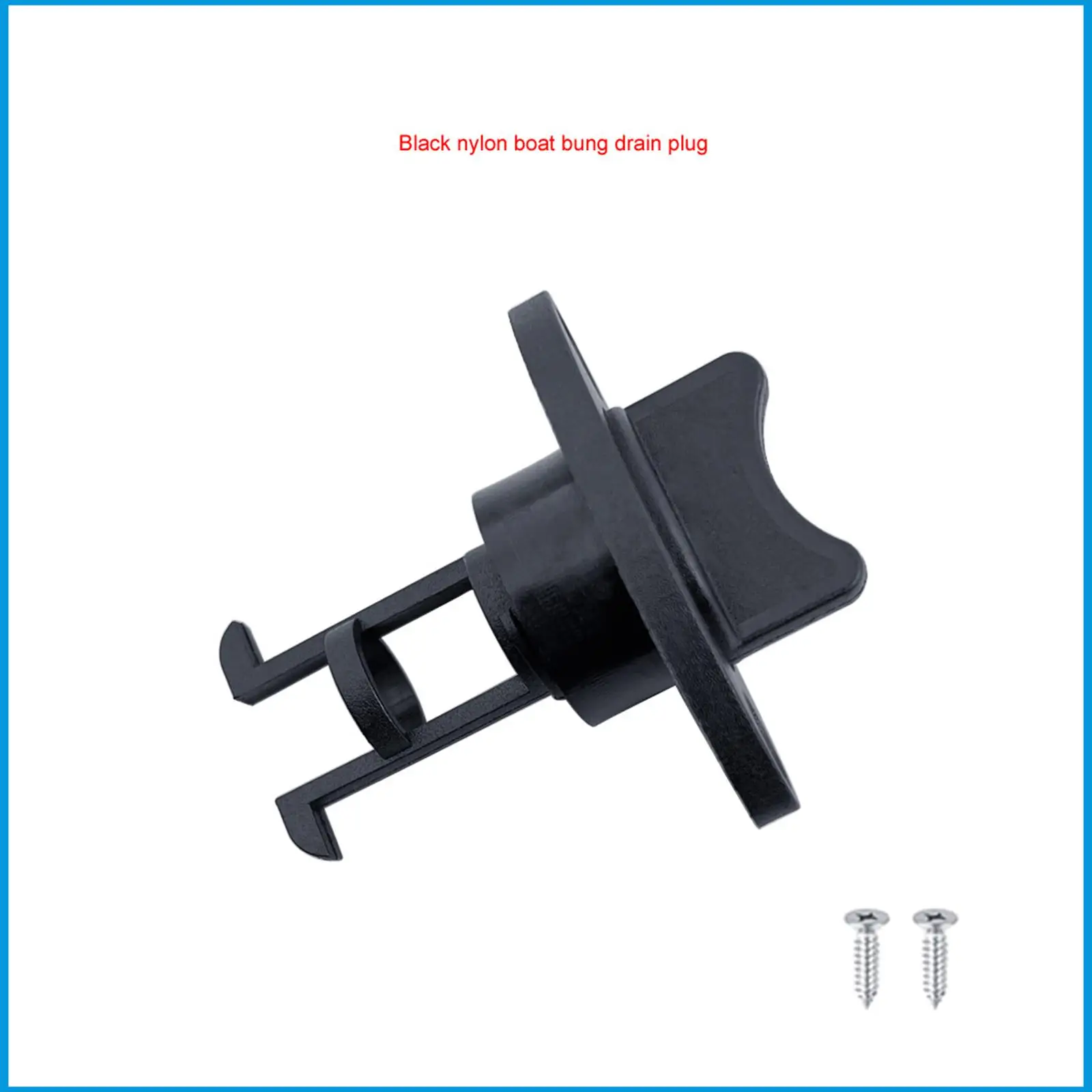 

Waterproof Boat Drain Plug Durable Plastic Bung Screw Hull Accessories for Yacht Kayak Peddle Dinghy Canoe