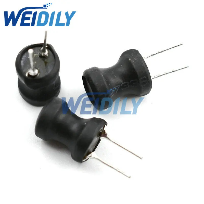 0608 0810 0912 DIP Inductor 2.2/3.3/4.7/10/15/22/33/47/68/100/150/220/330/470uH 1/1.5/2.2/3.3/4.7/10mH 6*8 8*10 9*12 Inductance