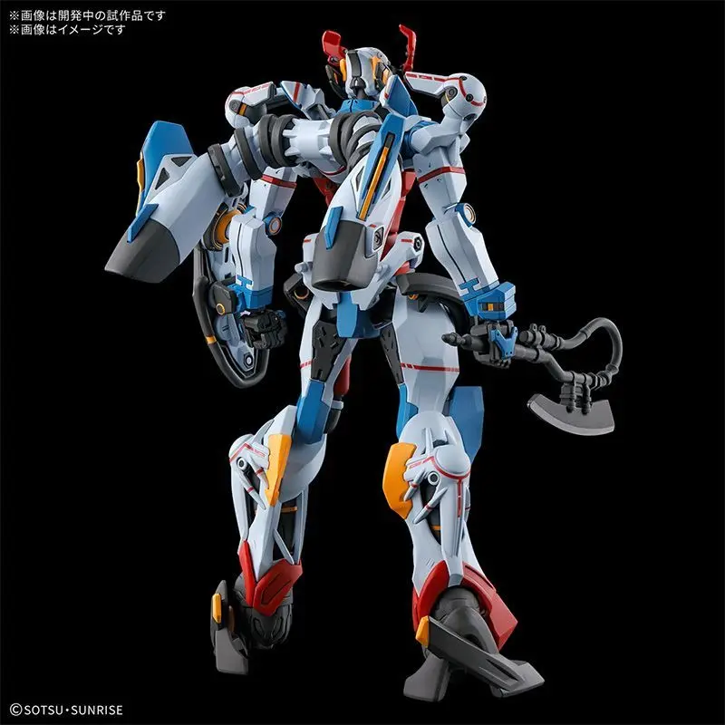 In Stock Genuine Bandai Gundam Model Kit HG 1/144 gMS-Ω GQuuuuuuX Anime Action Figure Collection Assembly Model Boys Toys Gifts