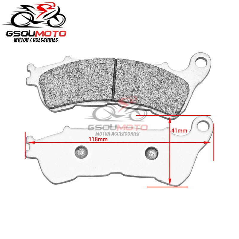 Motorcycle Metal Sintering Front Rear Brake Pads Set For Honda CBR250 CBR250R CBR 250 R ABS ( Nissin cal ) 2011 2012 2013 12 11