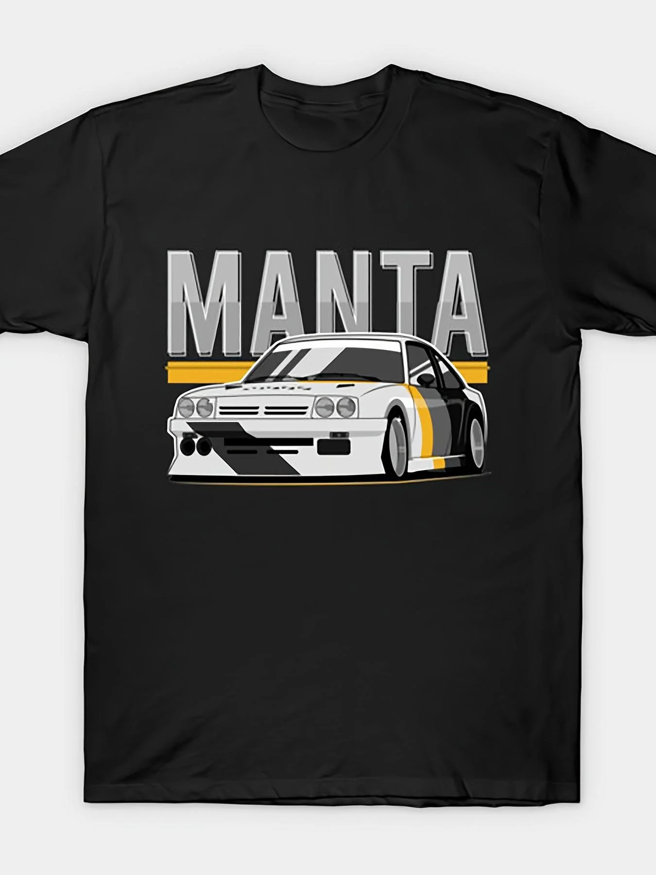 Manta Motorsport Men'S Casual Crew Neck Shirt Perfect Choice for Summer Outdoor Leisure T-Shirt