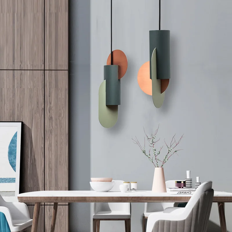 Imagem -05 - Dinamarquês Designer Luzes Pingente Criativo Ferro Emenda Hanglamp para Sala de Jantar Quarto Nordic Decoração Casa Luminária Suspensão