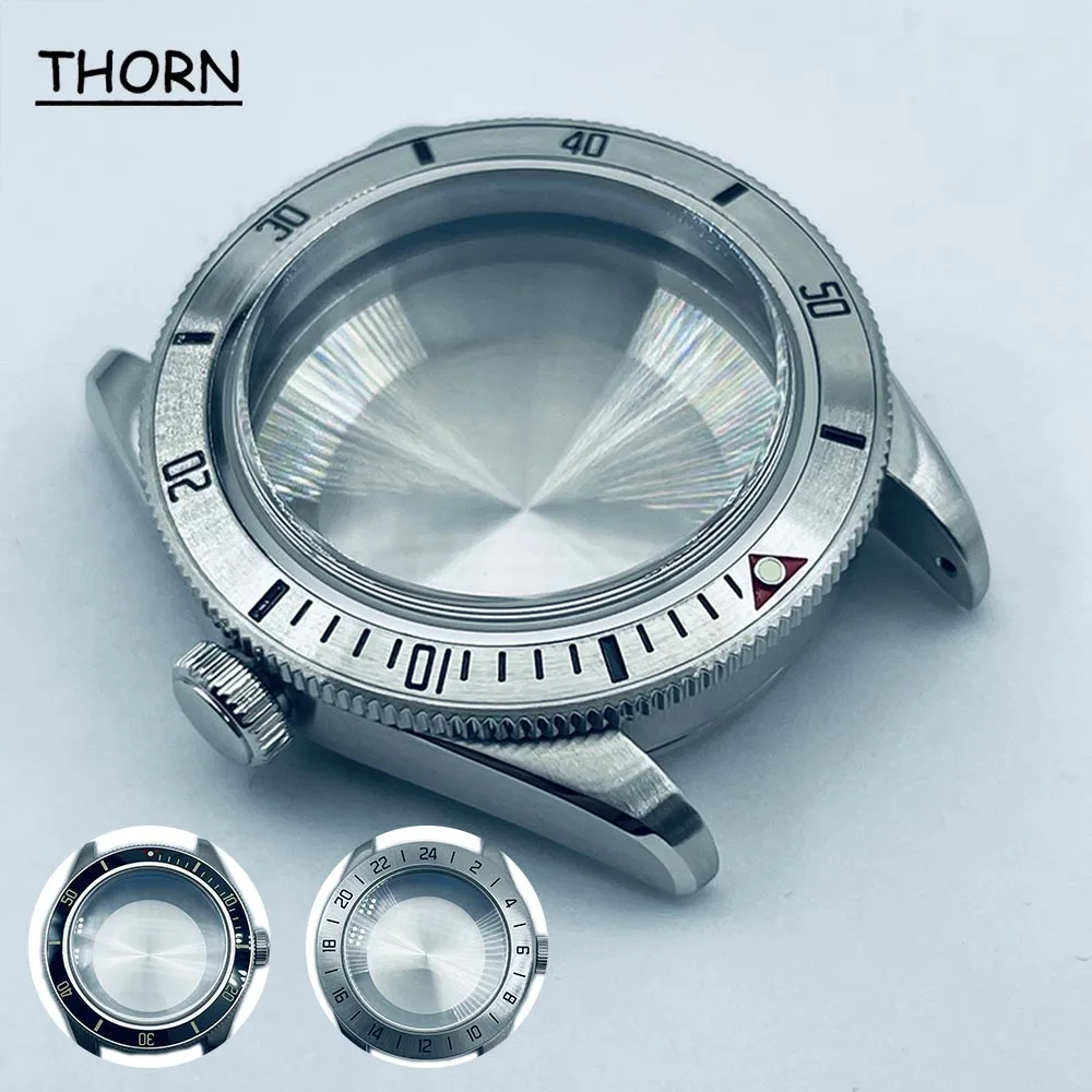 

THORN Fits NH35/36/4R/6R Movement Watch Case High-end Polished Modified Case Vintage Shell 38MM Mirror Sapphire Glass/AR Coating