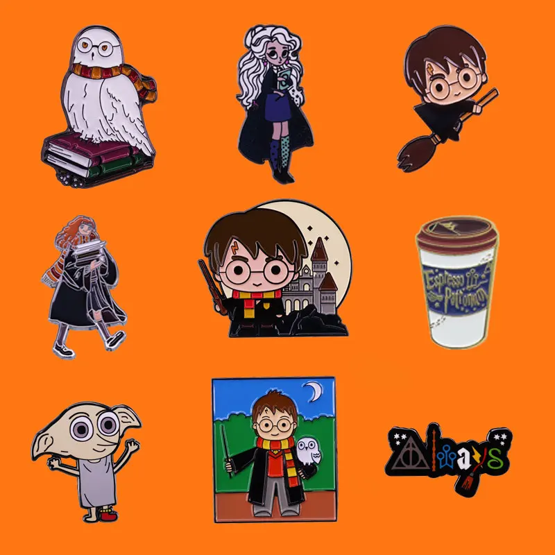 Broche de Metal mágico creativo, accesorios de solapa, colección de enviar amigos, Fans, medalla de Boutique, regalo, alfileres de moda, insignias decorativas