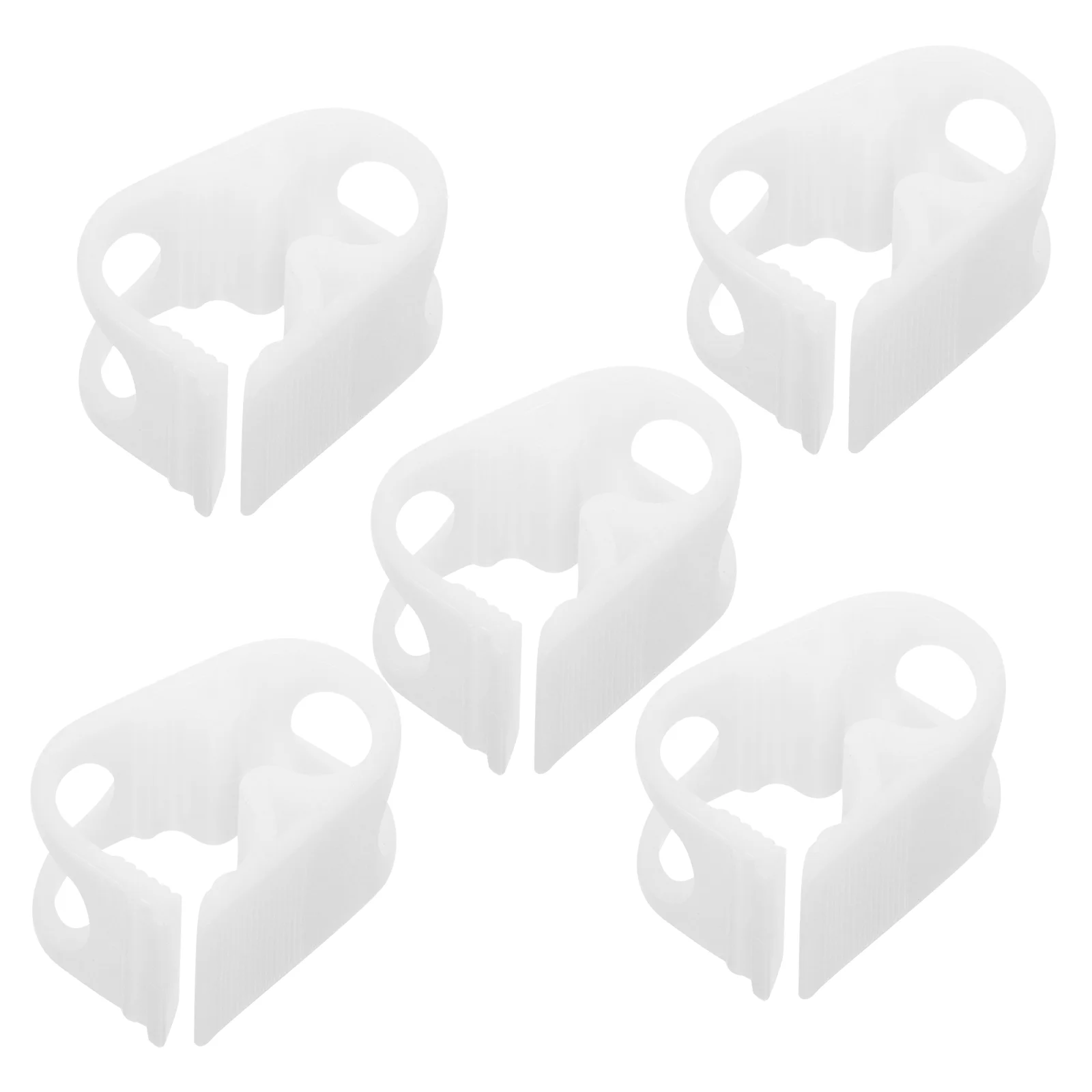 

5pcs Plastic Hose Clamp Tube Clip Water Control Adjustable Shut Off Valve Black Laboratory Equipment Accessories