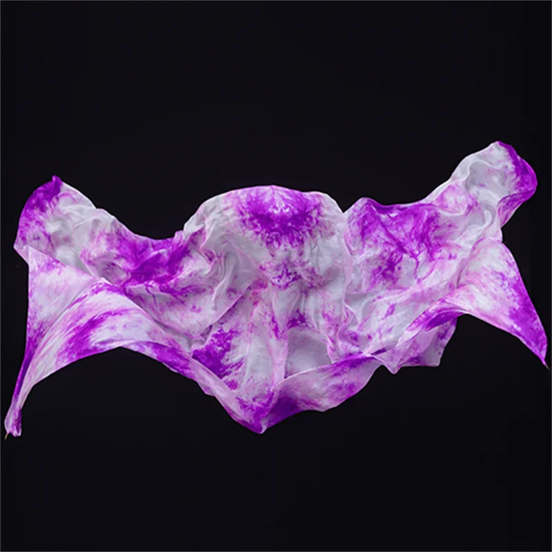 2023 New Silk Veil Design 100% Belly Dance Performance Costume Accessories Light Weight Flowy Dancer Show Workship Props 250cm