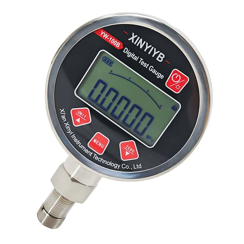 High Precision -1~16MPa Digital Vacuum Pressure Gauge with Alarm LCD Display 4-20mA Digital Pressure Gauge