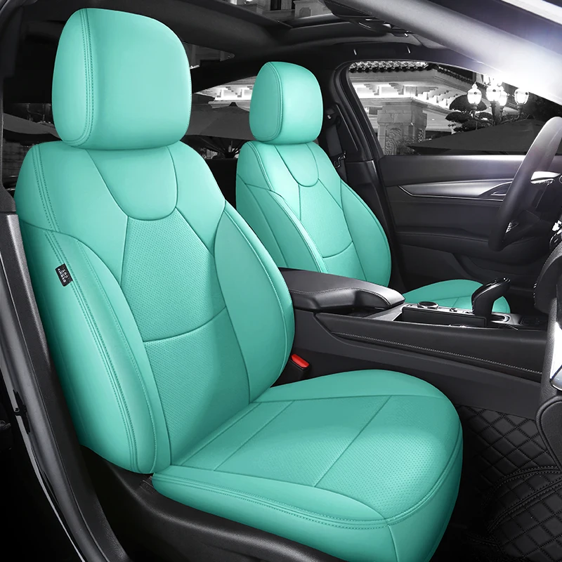 Custom Car Seat Cover nappa Leather For auto cadillac CT5 car Interior accessories seat cushion styling Water-Proof