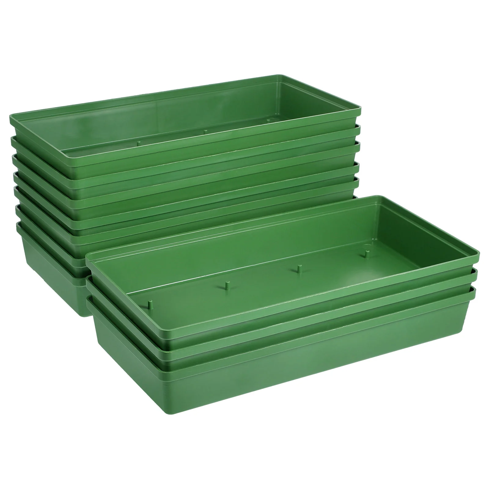 

10 Pcs Oasis Container Flower Mud Fixing Plate Plant Landscape Tray Foam Trays Green Arrangement