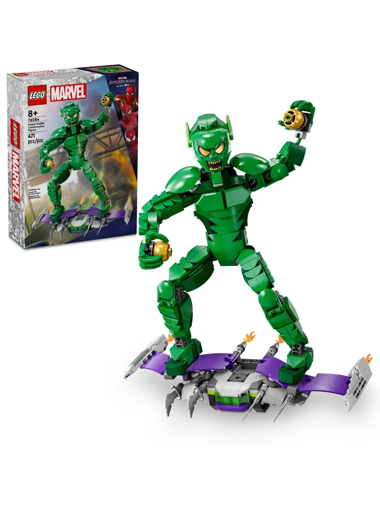 

LEGO 76284, зеленая фигурка Marvel Jester, встроенная фигурка супергероя, идея для подарка на день рождения