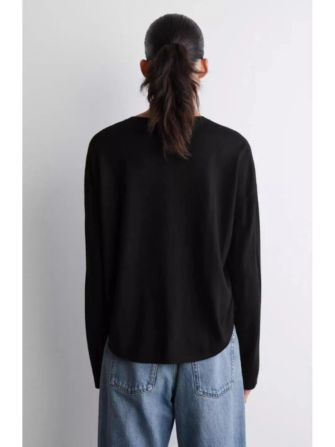 سترة كاجوال Sle مستديرة Ne مفتوحة، بسيطة وأناقة للتنقل، متعددة الاستخدامات، فضفاضة، طويلة، أزرار ملونة حتى المرأة...