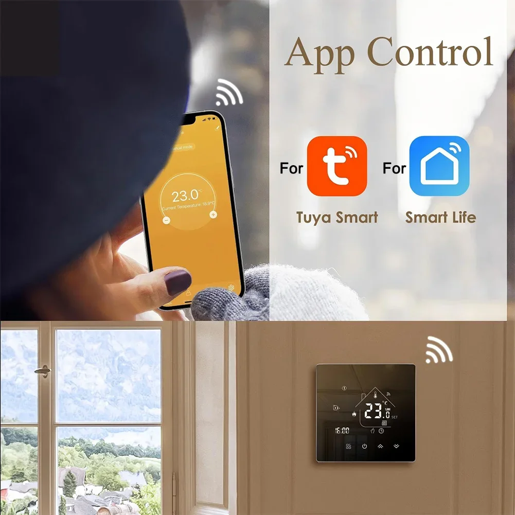 Boiler Control Heating Thermostat Programmable Schedule 5 1 1 Programmable App Remote Control Frost Protection