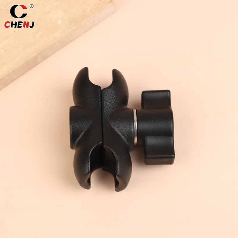 5.5CM Aluminum Alloy Double Socket Arm Ball Head Holder Mount Clamp For Bicycle Motorcycle Camera Extension Arm