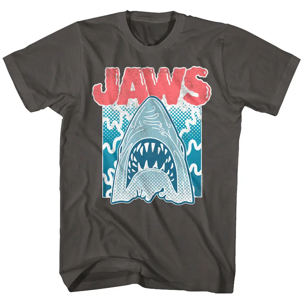 Jaws Jello Shark Men's T Shirt Attack Wiggles Movie Ocean Fishing Gear Merch