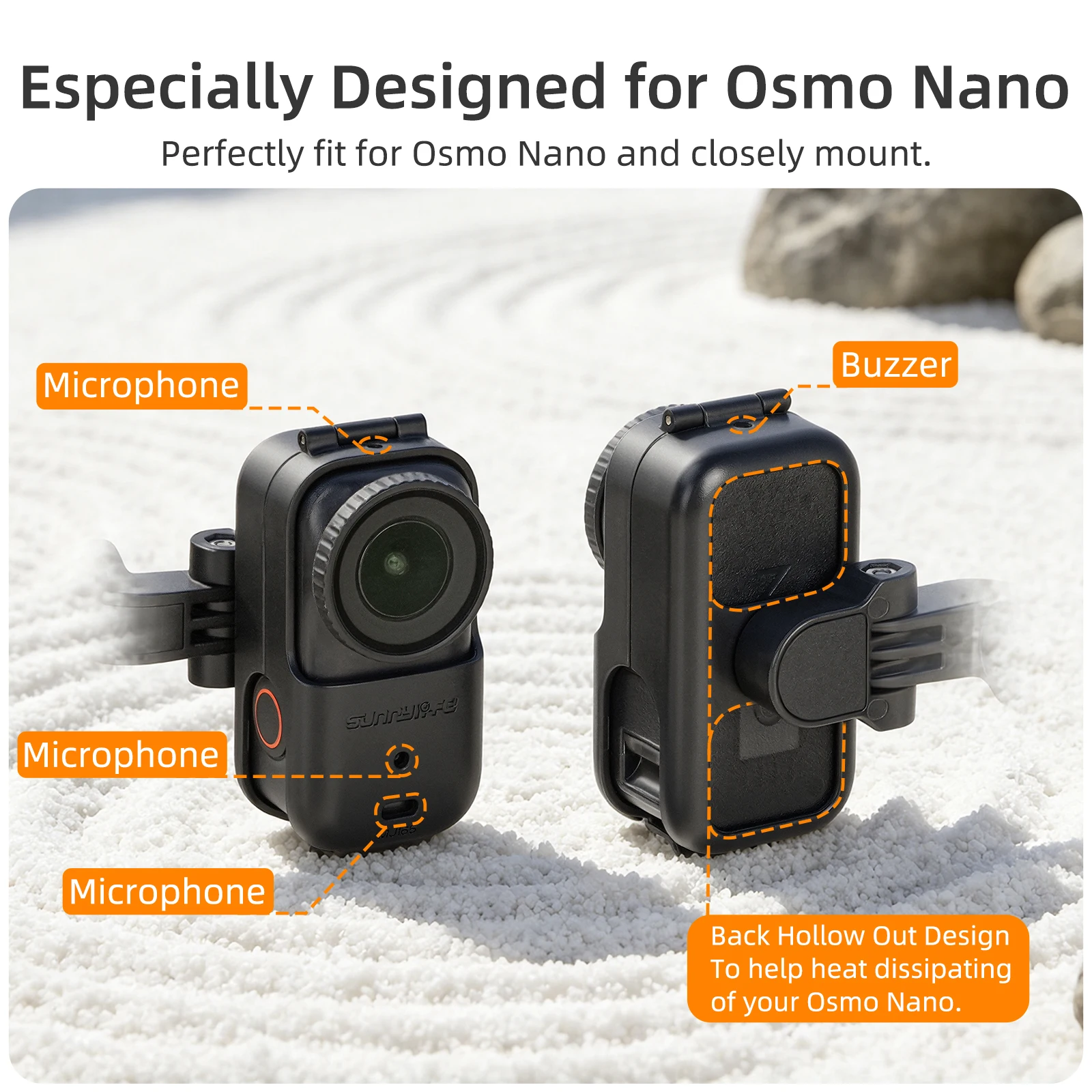 Car Sun Visor Clip Holder for DJI Osmo Nano Car Mount Accessories Backpack Table Edge Vlog Mount Holder Photography