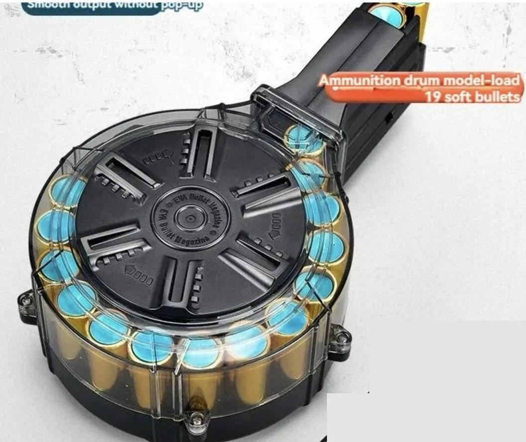 M249 Зажим для барабана и журнала Eva Soft Bullet Аксессуары для игрушек