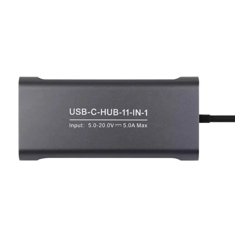 B48A 11-In-1 USB-C HUB Docking Station For Win/Linux/Android