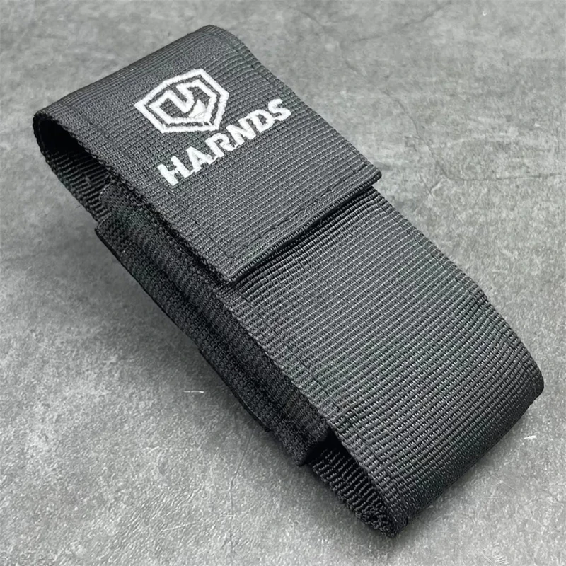 Small Nylon Knife Pliers Sheath Pouch Waist Belt Multi Tool Holster EDC Tools Storage Bag with Elastic Side Panels Organizer Bag