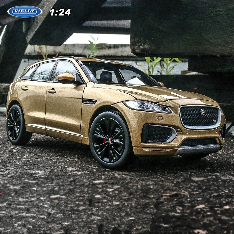 

Welly 1:24 JAGUAR F-Pace SUV Alloy Car Model Diecasts Metal Toy Off-road Vehicles Car Model Simulation Collection Childrens Gift