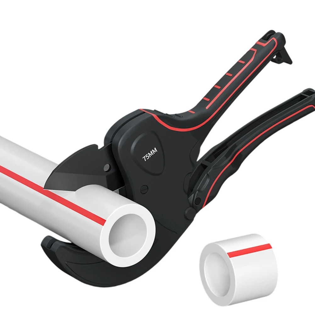 1pc Ratcheting Pipe Tube Cutter Blade For PVC PU PP PE Hose 32-75mm Fast Square Cuts Fine Ground Blade Replace Professional Tool