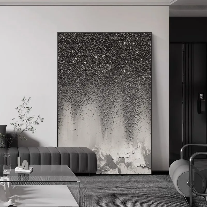 Abstract starry sky living room decorative painting texture sofa background wall canvas paintng creative mural