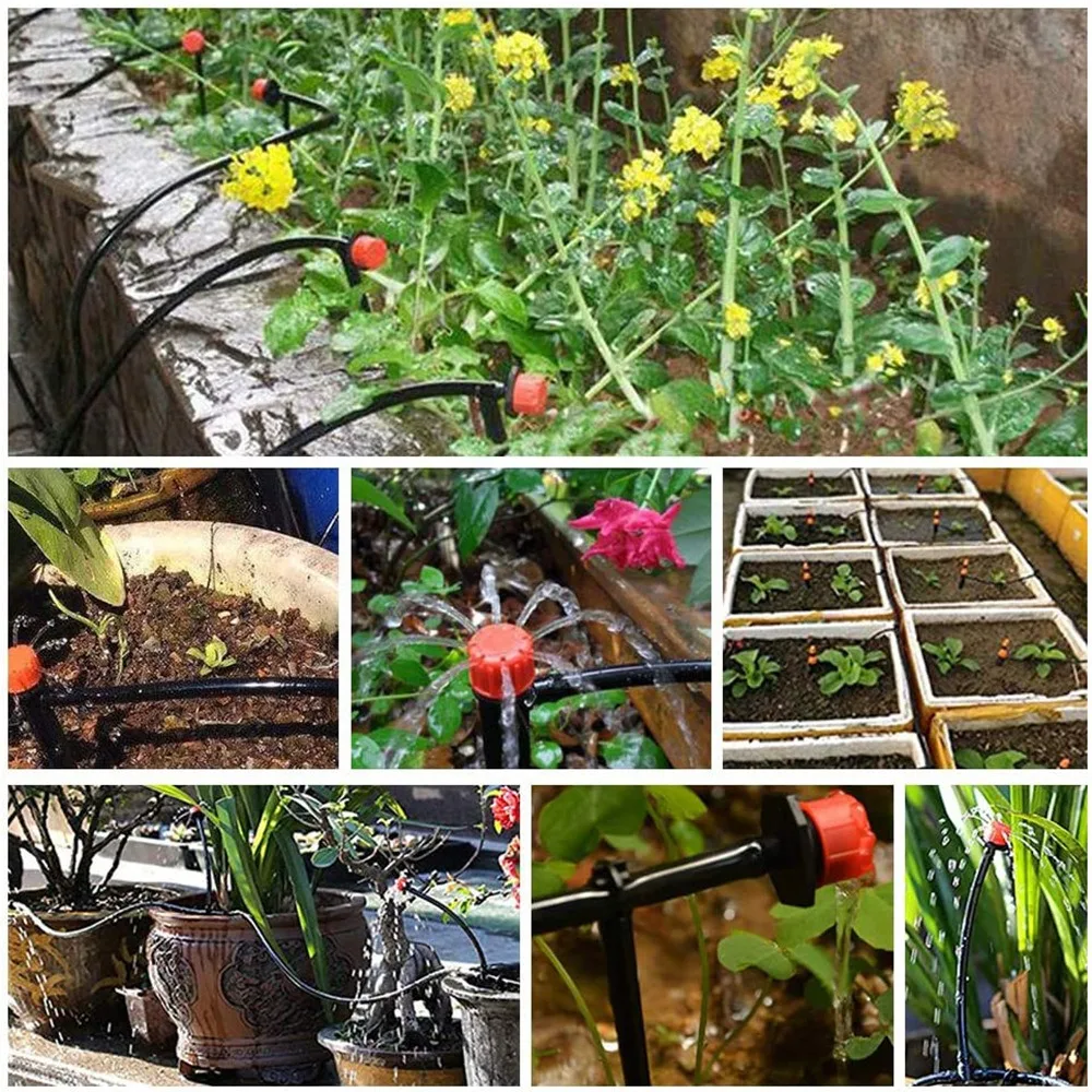 4/7 مللي متر خرطوم سقي الحديقة بولي كلوريد الفينيل أنبوب الري الصغير 1/4 ''أنبوب نظام الري بالتنقيط لملحقات البستنة الدفيئة #6