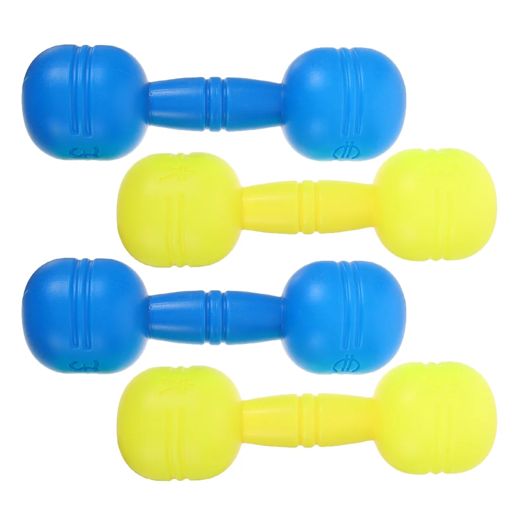 2 Pairs Children\'s Dumbbell Small Dumbbells Exercising Kids Weights Barbell Hand Holding