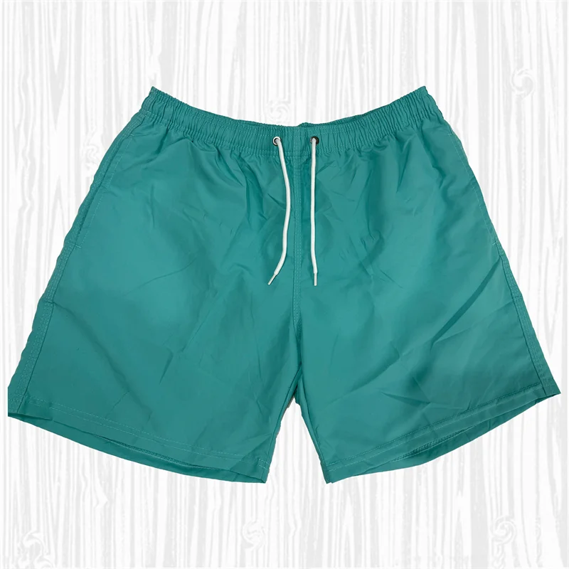 Pantalones cortos de natación para hombre, Shorts de secado rápido con cordón, diseño de cintura elástica, para surfear, deportes acuáticos, playa, verano, 2024